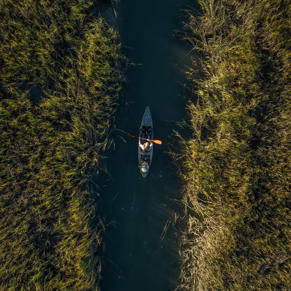 WILDERNESS SYSTEMS - Tarpon 140 Fishing Kayak - Brown - 9750405182 - LIFE STYLE 2