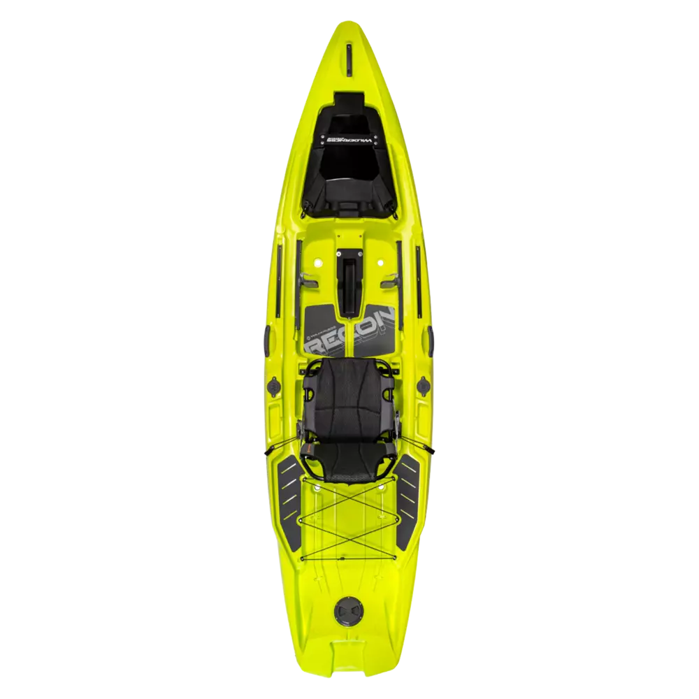 WILDERNESS SYSTEMS - Kayak de pêche Recon 120 - Modèle ou couleur discontinué - Yellow - 9751100180 - TOP
