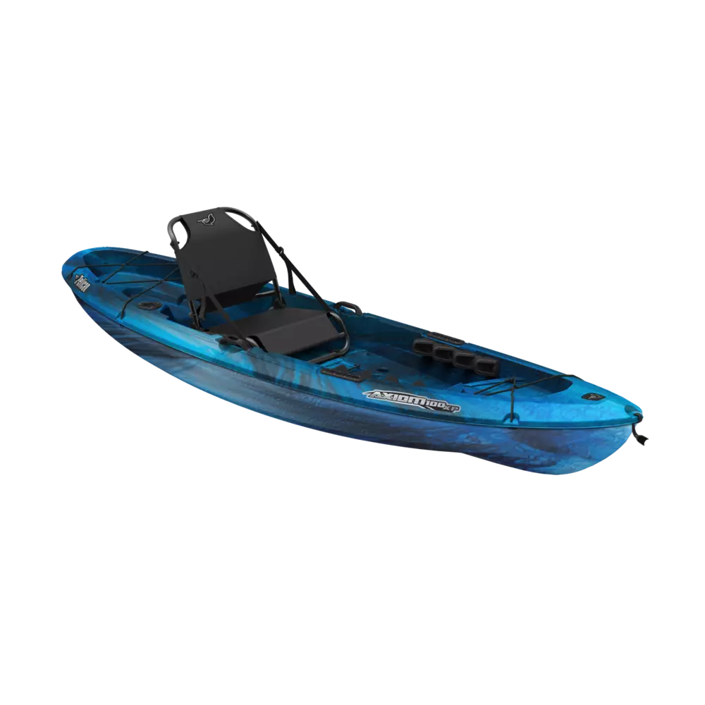 PELICAN - Axiom 100XP Fishing Kayak with Paddle - Grey - MGF10P303-00 - ISO