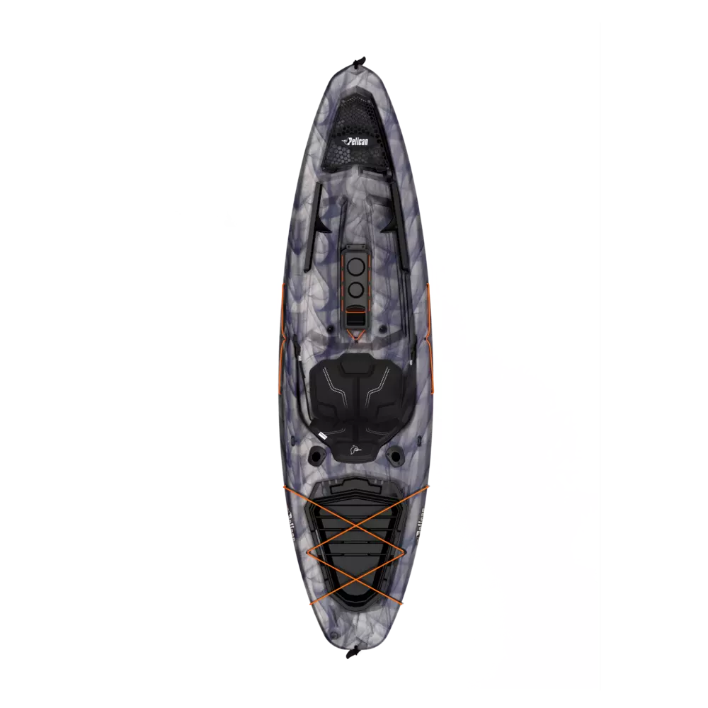 PELICAN - Sentinel 100X Angler Fishing Kayak - Black - MBF10P104-00 - TOP