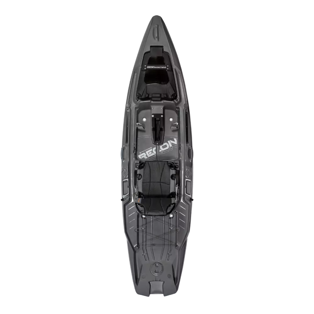 WILDERNESS SYSTEMS - RECON 120 Fishing Kayak with AirPro ACES seat - Grey - 9751104153 - TOP 