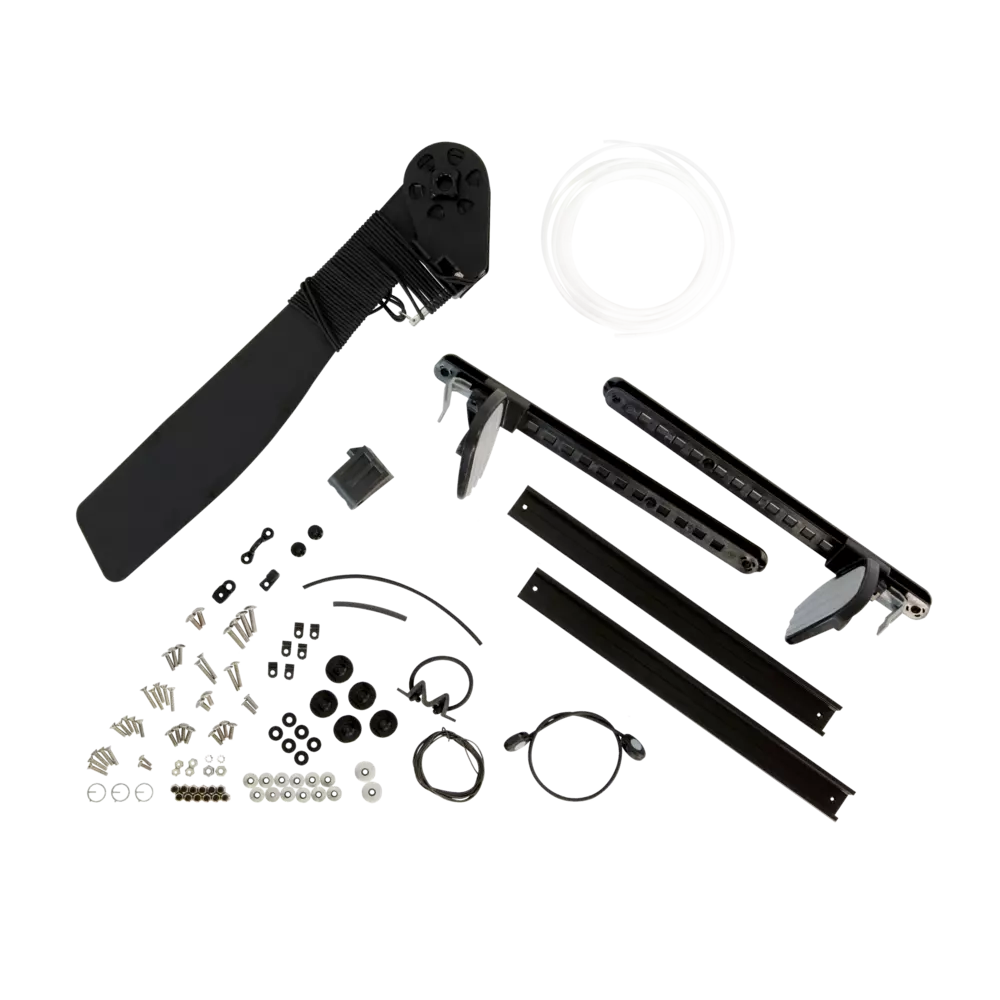 WILDERNESS SYSTEMS - XL Rudder Kit - Solo Kayaks - Black - 8070080 - 