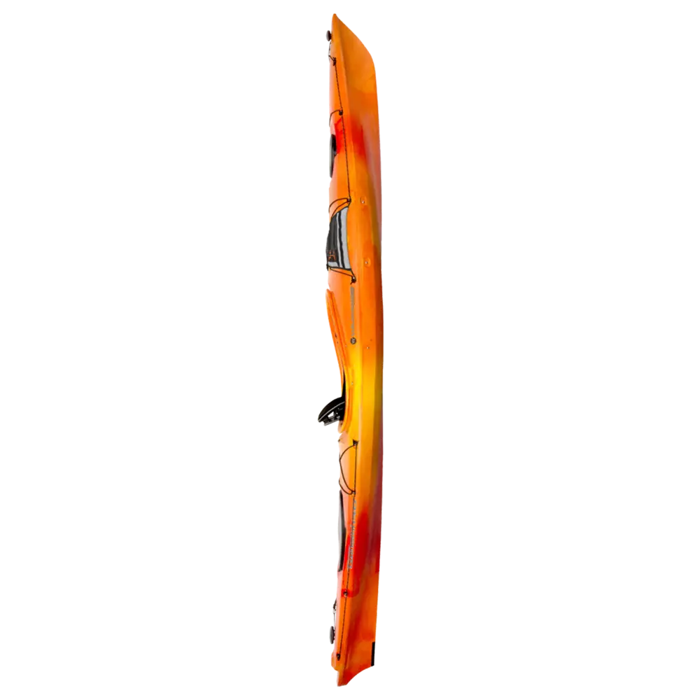 WILDERNESS SYSTEMS - Tsunami 140 Day Touring Kayak - Orange - 9720408054 - SIDE