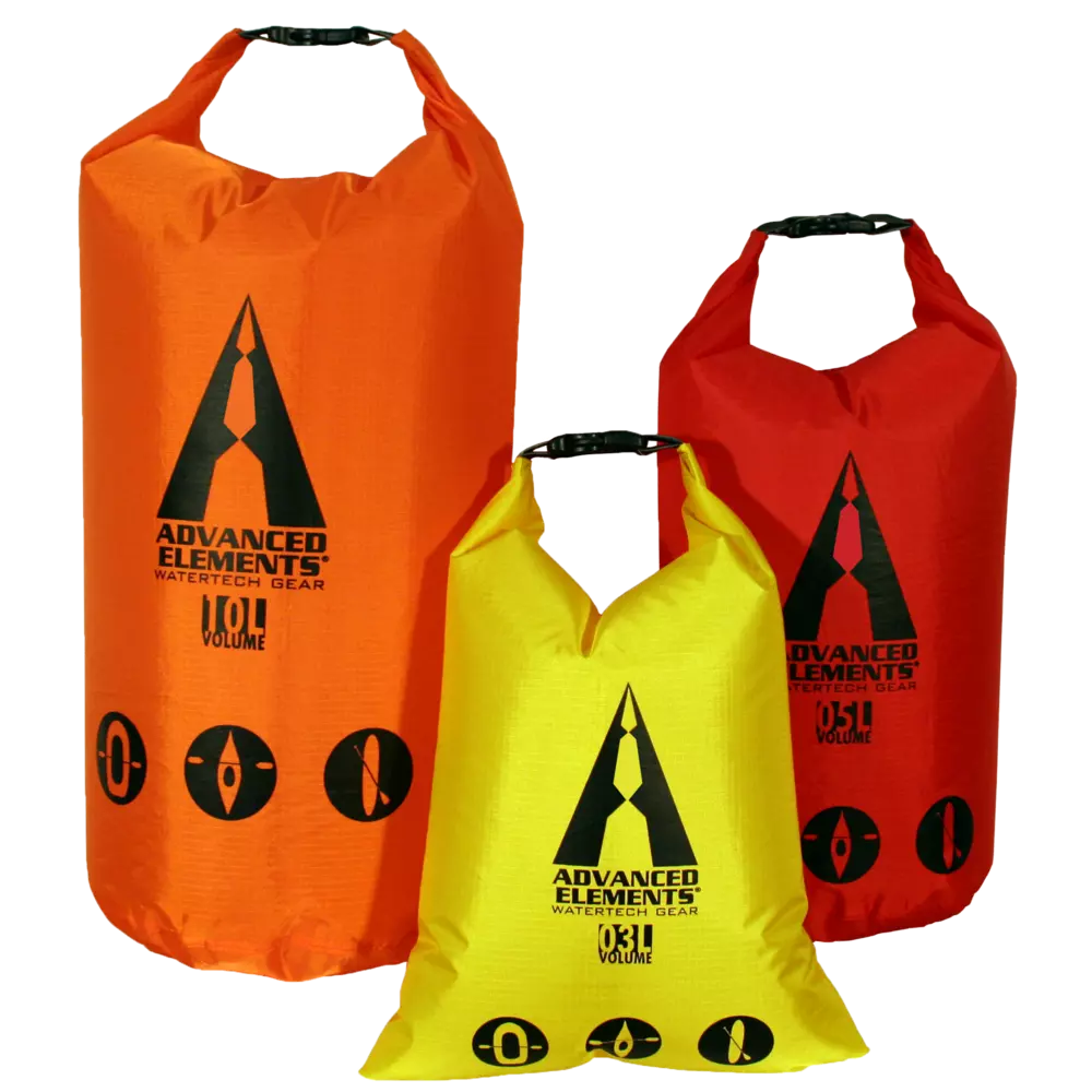 ADVANCED ELEMENTS - PackLite™ Rolltop Dry Bag Set - Red - AE3506 - ISO 