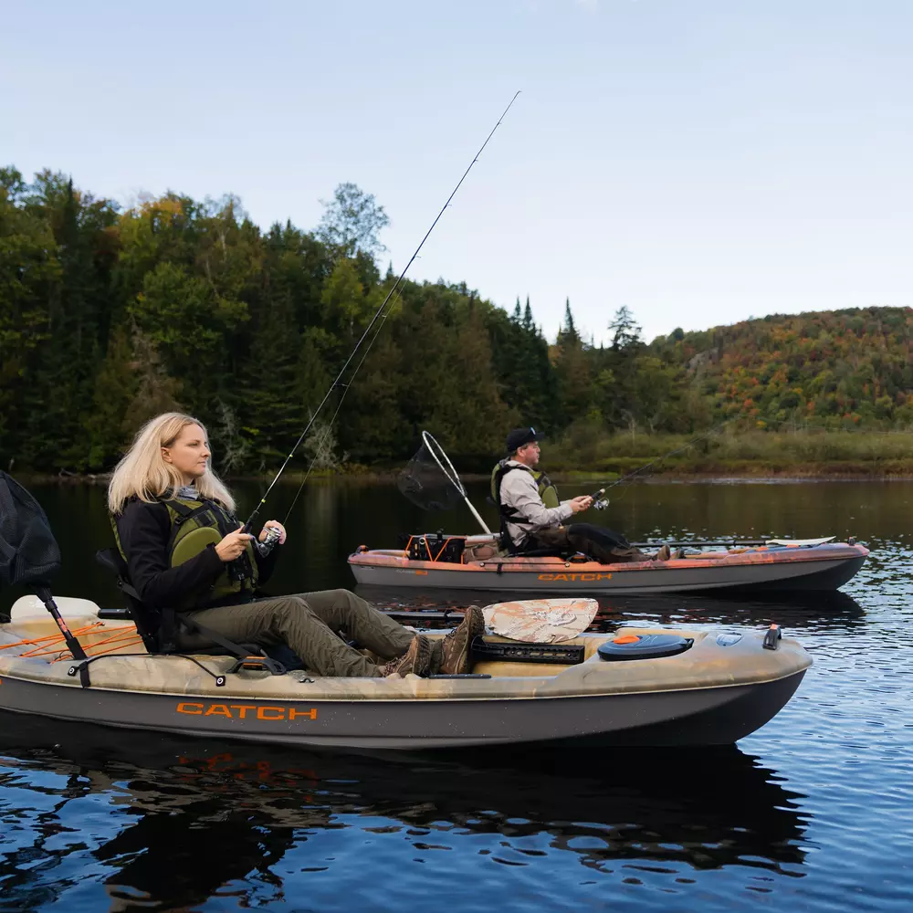 PELICAN - Catch Classic 100 Fishing Kayak - Grey - KRP10P102-00 - LIFE STYLE 3