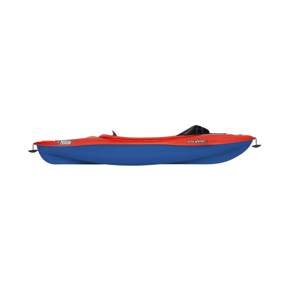 PELICAN - PULSE 80X Recreational Kayak - Red - KFA08P105 - SIDE