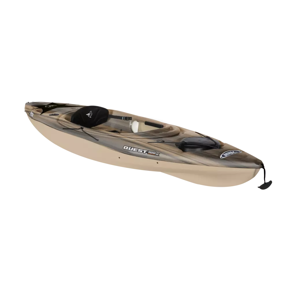 PELICAN - Quest 100X Angler Fishing Kayak - Black - KFF10P260 - ISO