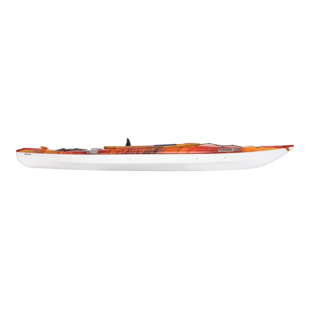 PELICAN - Shoal 120XE Recreational Kayak with paddle - Discontinued color/model - Yellow - KNP12P102-00 - SIDE