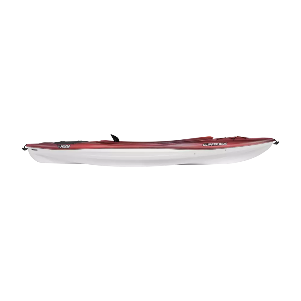 PELICAN - Clipper 100X Recreational Kayak - Red - KXF10P104 - SIDE