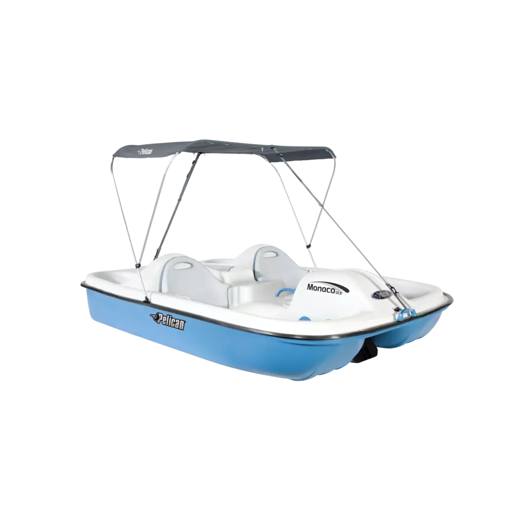 PELICAN - Monaco DLX Pedal Boat with Canopy - White - HHA25P109-00 - ISO 