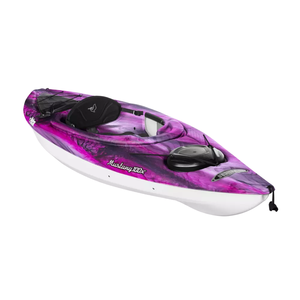 PELICAN - Mustang 100X EXO Recreational Kayak - Grey - KYF10P500 - ISO