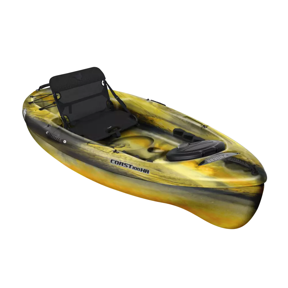 PELICAN - Coast 100XR SOT Recreational Kayak - Yellow - KBP10P500 - ISO