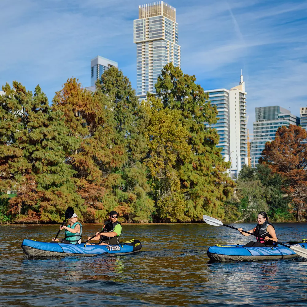 PELICAN - Inflatable Recreational Kayak iESCAPE 100 DLX -  - MMG10P104 - LIFE STYLE 3