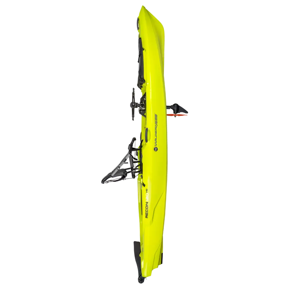 WILDERNESS SYSTEMS - Recon 120 HD Fishing Kayak - Discontinued color/model - Yellow - 9751090180 - SIDE