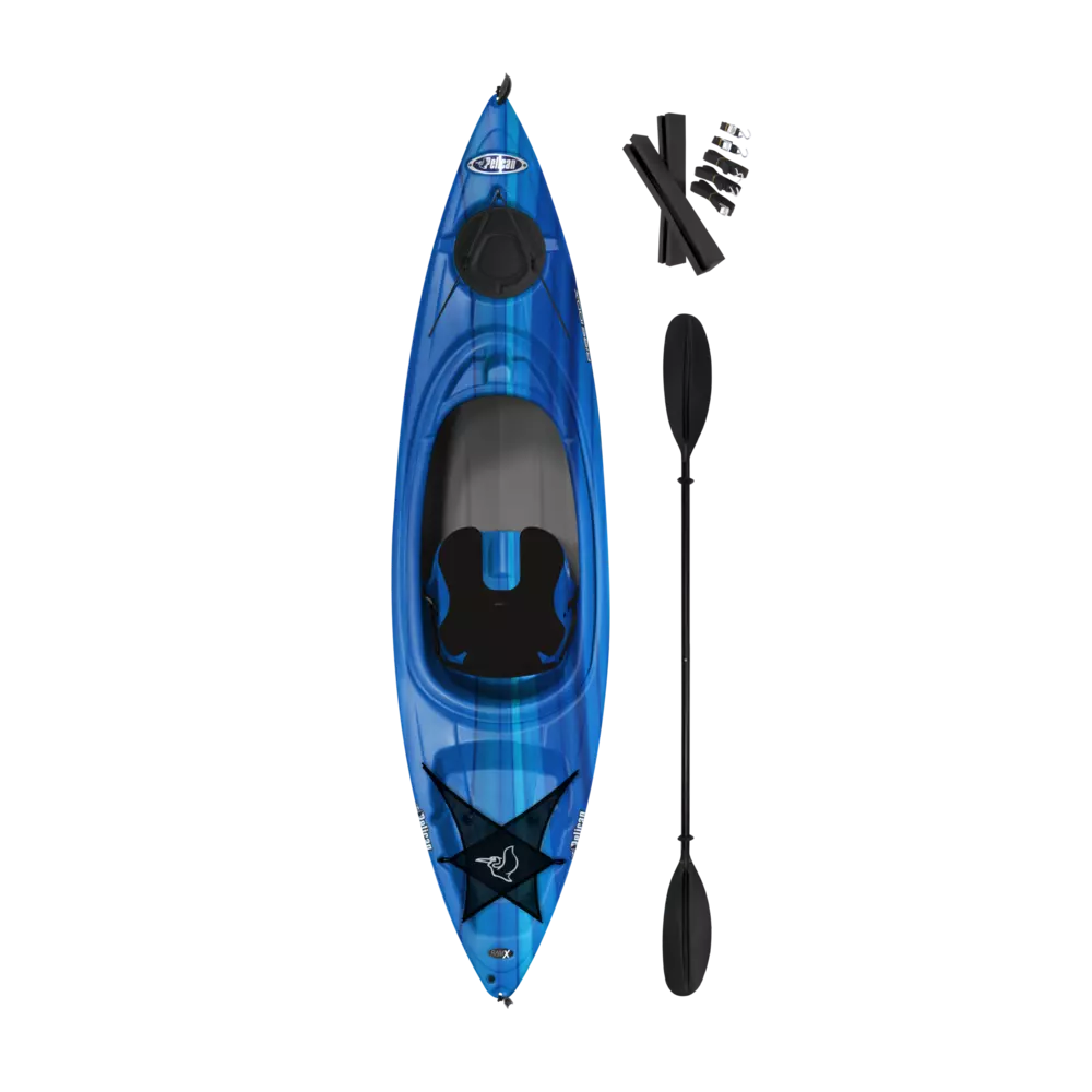 PELICAN - Rise 100X Recreational Kayak - Blue - KFF10P405 - TOP