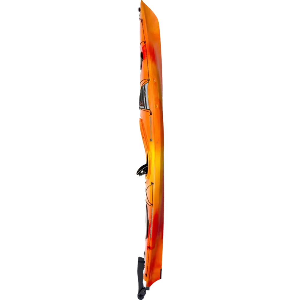 WILDERNESS SYSTEMS - Tsunami 145 Day Touring Kayak with Rudder - Orange - 9720468054 - SIDE