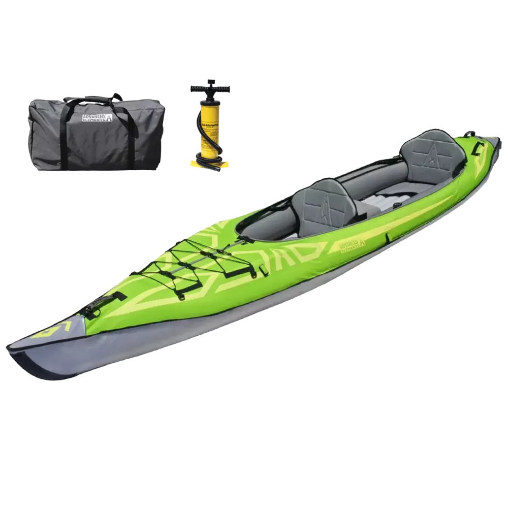 ADVANCED ELEMENTS - AdvancedFrame™ Convertible Kayak with Pump - Green - AE1007-G-P - ISO 