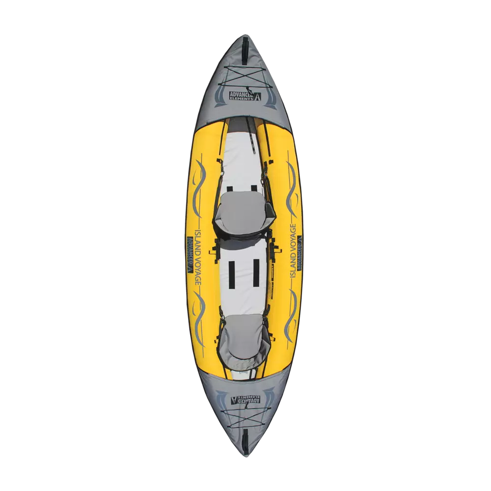 ADVANCED ELEMENTS - Island Voyage™ 2 Recreational Kayak Without Pump - Yellow - AE3023-Y - TOP