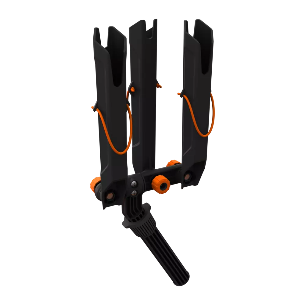 PELICAN - Multiple Adjustable Rod Holders Rocket Launcher -  - PS3055-00 - SIDE