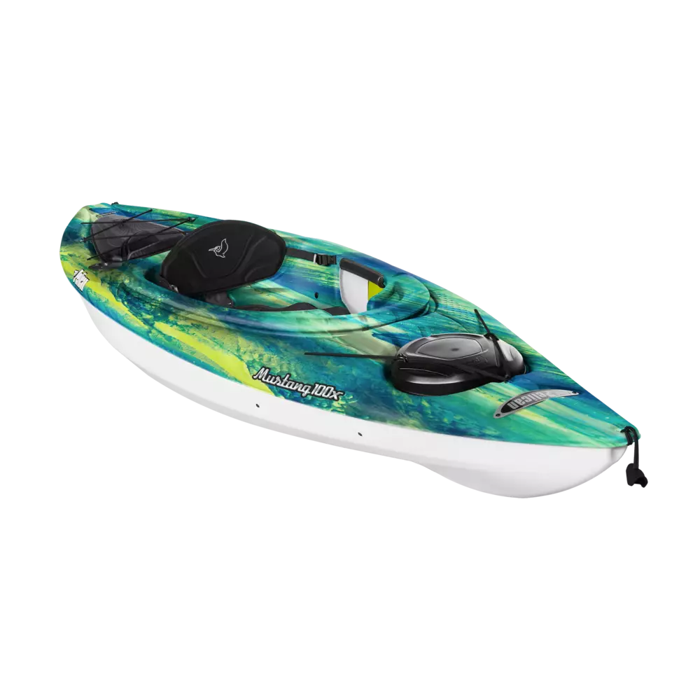 PELICAN - Mustang 100X EXO Recreational Kayak - Grey - KYF10P200 - ISO
