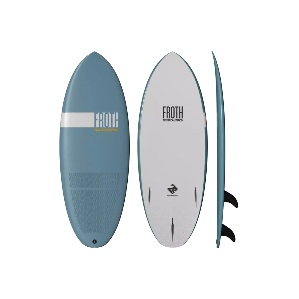 BOARDWORKS - Froth 5' Shortboard - Blue - 4430289508 - TOP 