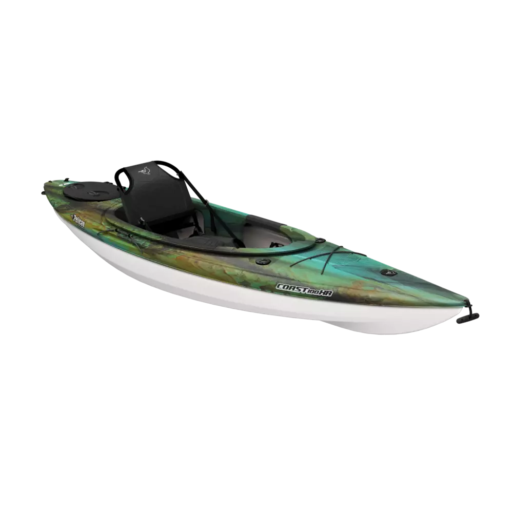 PELICAN - Coast 100XR Sit-in Recreational Kayak - Brown - MDP10P600 - ISO