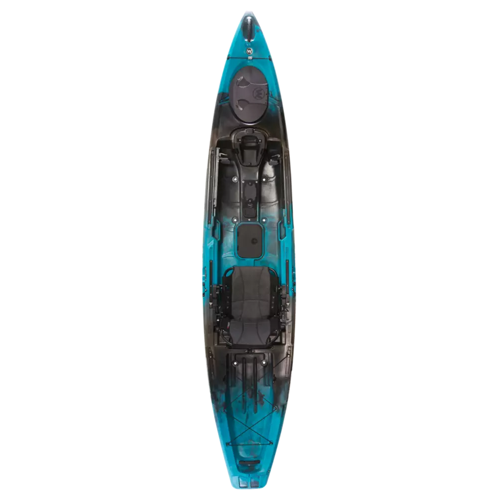 WILDERNESS SYSTEMS - Radar 135 Fishing Kayak - Blue - 9750907110 - TOP