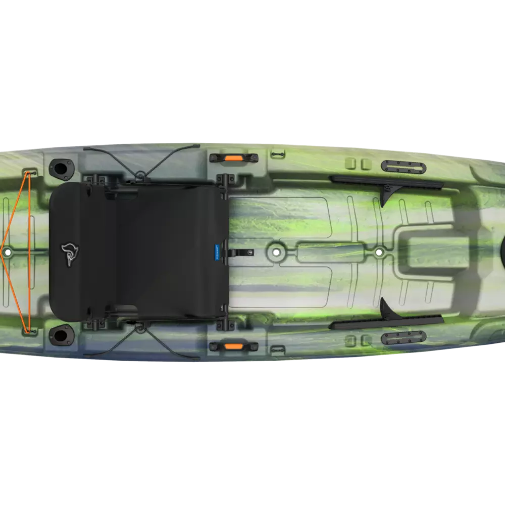 PELICAN - Catch Classic 120 Fishing Kayak - Grey - KRP12P103-00 - TOP