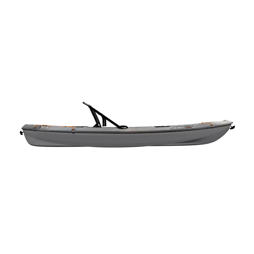 PELICAN - Rebel 100XP Angler Fishing Kayak - Grey - MGL10P605 - SIDE