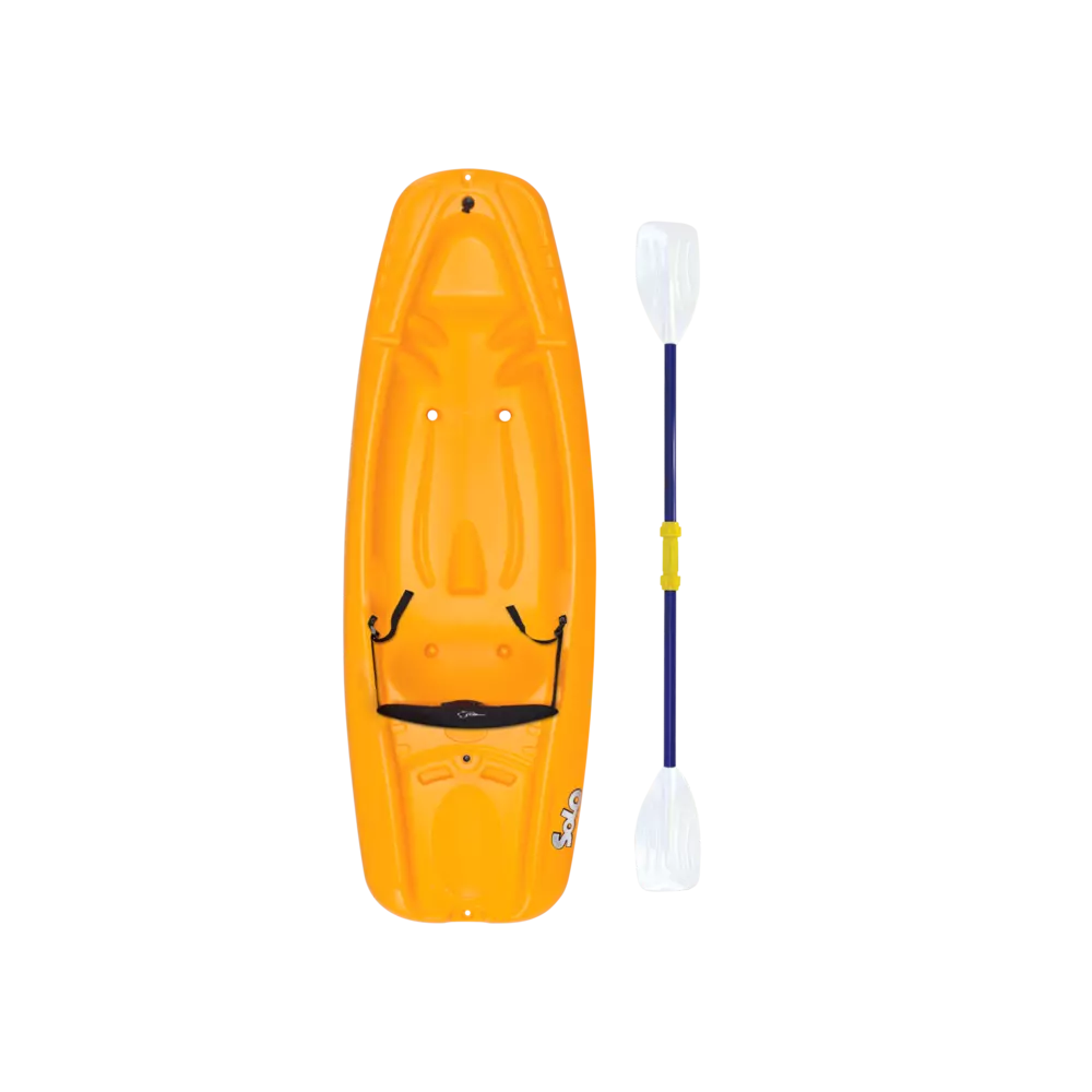 PELICAN - Solo Kids Kayak with Paddle - Orange - KOS06P402 - TOP