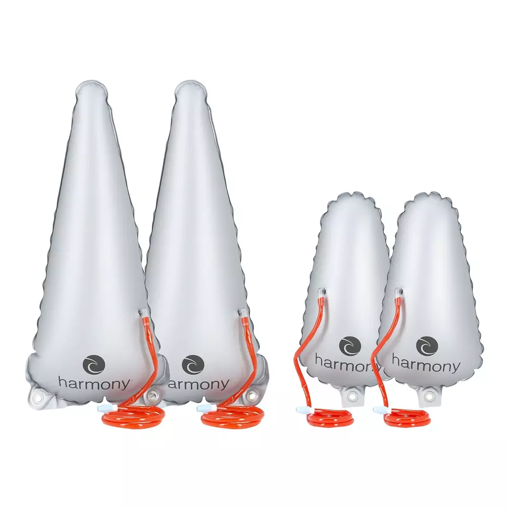 HARMONY - Short Flotation Bag Set - 8-10' Kayak - Grey - 8023192 - 