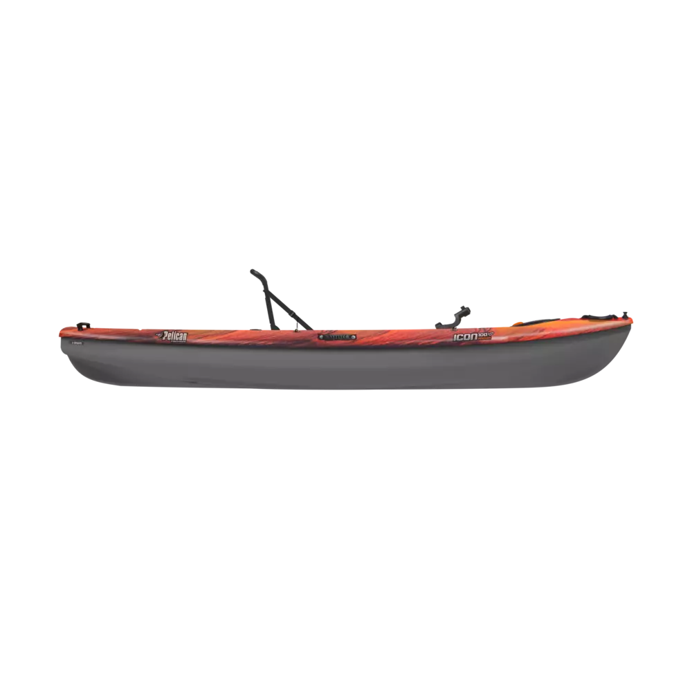 PELICAN - Kayak Icon 100XP Angler Fishing Kayak - Discontinued color/model -  - KBP10P102-00 - SIDE