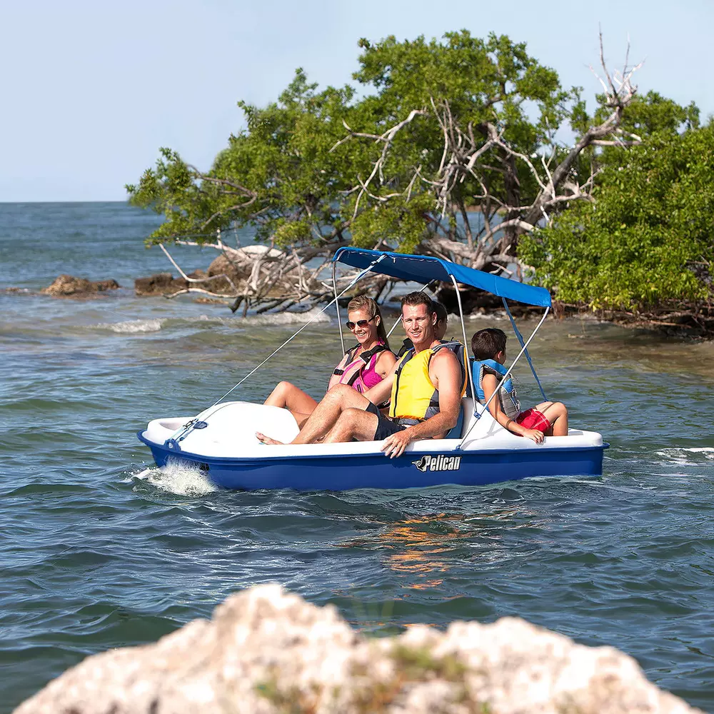 PELICAN - Rainbow DLX Pedal Boat - White - HHA27P101 - LIFE STYLE 1