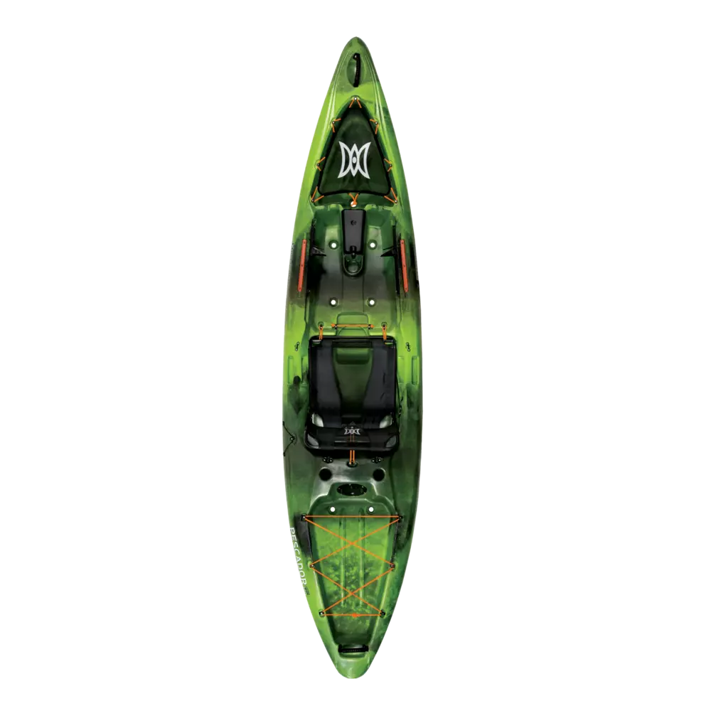 PERCEPTION - Pescador Pro 12.0 Fishing Kayak - Green - 9350686031 - TOP 