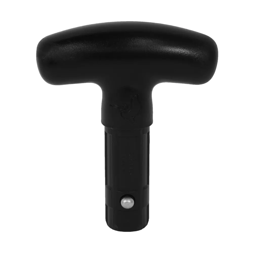 PELICAN - T-Curved Ergo Paddle Handle - Black - PS1980 - TOP