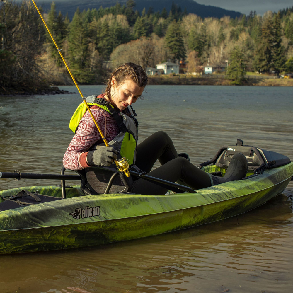 PELICAN - SEEK 100XP Angler Fishing Kayak - Grey - MKL10P905 - LIFE STYLE 3