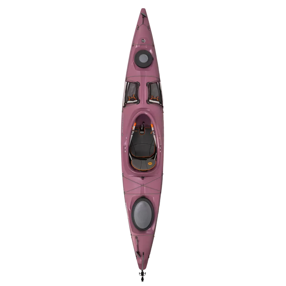 WILDERNESS SYSTEMS - Tsunami 140 Day Touring Kayak with Rudder - Purple - 9720418200 - TOP