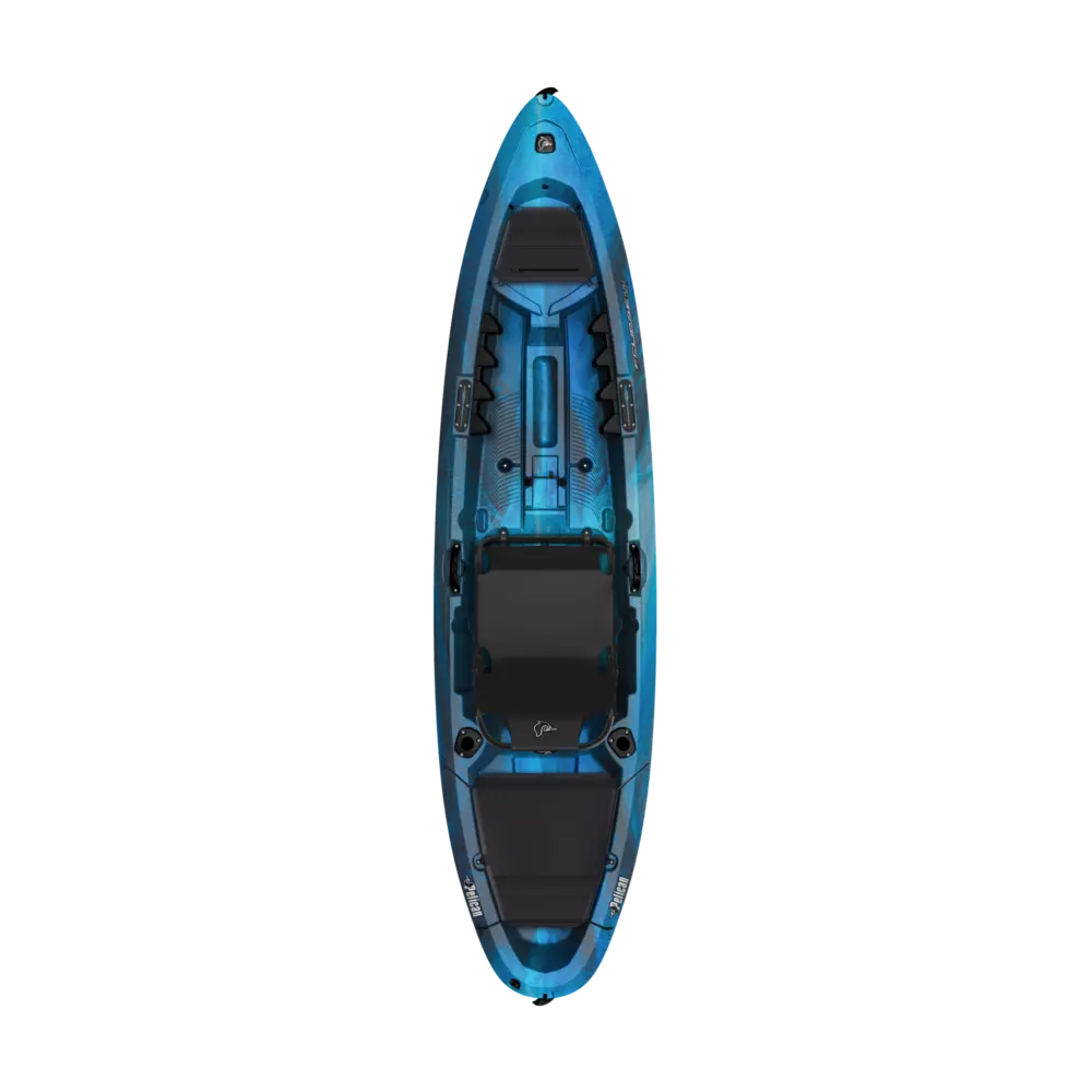 PELICAN - ECLIPSE 100XP Fishing Kayak - Grey - MGL10P405 - TOP