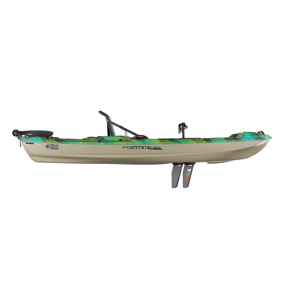 PELICAN - Catch 110HDII Fishing Kayak - Brown - KRP11P100 - SIDE