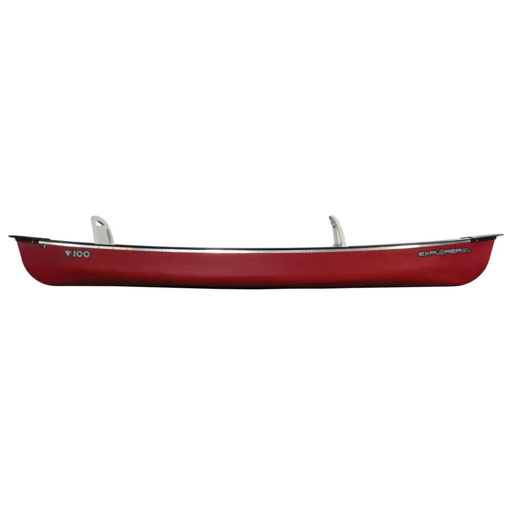 PELICAN - Explorer 14.6 DLX Canoe - Red - ABA14P200 - SIDE