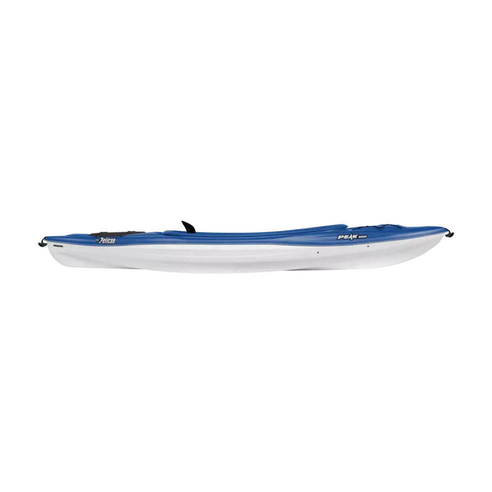 PELICAN - Peak 100 Recreational Kayak with Paddle - Blue - KXA10P301 - SIDE
