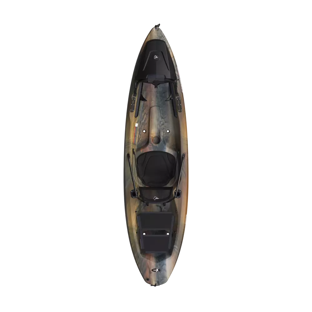 PELICAN - SEEK 100XP Angler Fishing Kayak - Grey - MKL10P605-00 - TOP