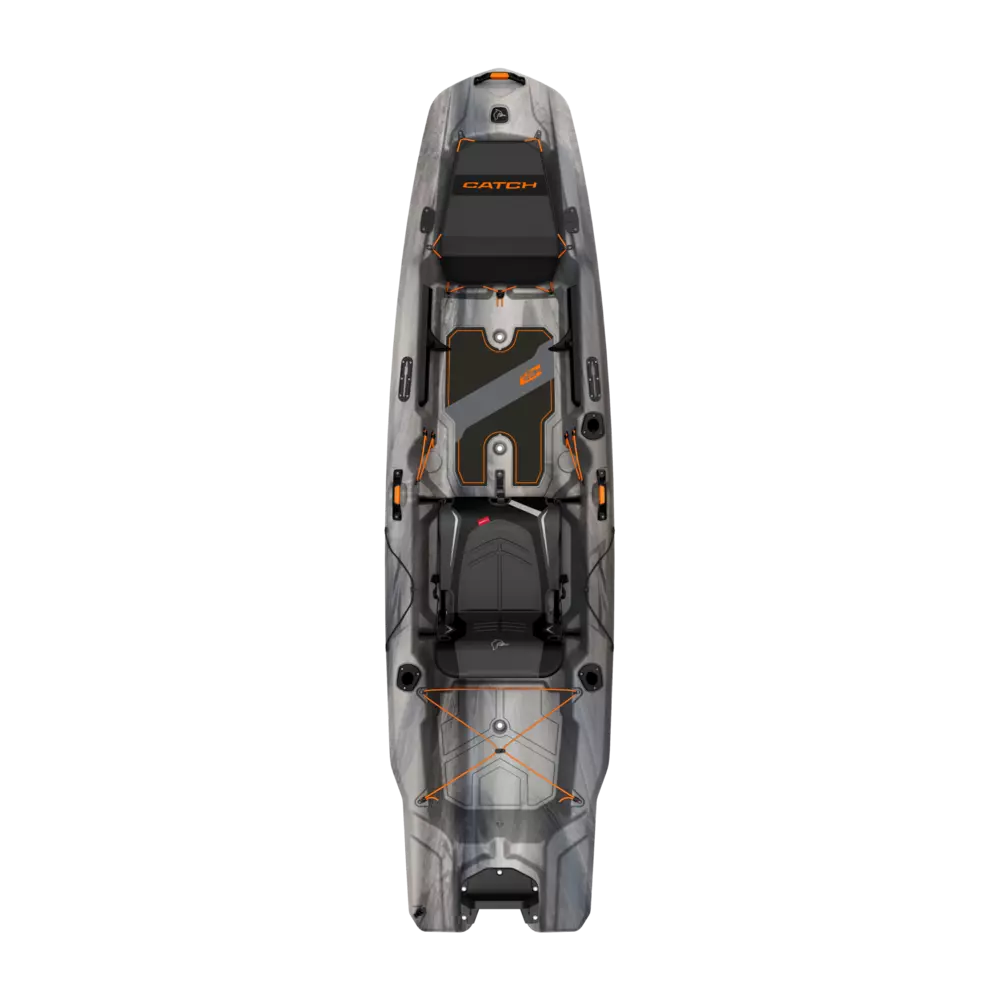 PELICAN - Catch Mode 110 TR Fishing Kayak - Grey - MIF11P104-00 - TOP