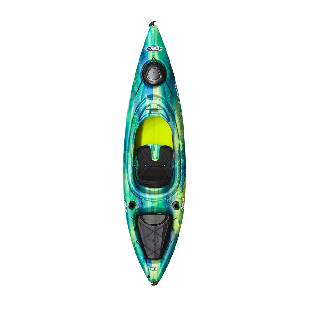 PELICAN - Mustang 100X EXO Recreational Kayak - Grey - KYF10P200 - TOP