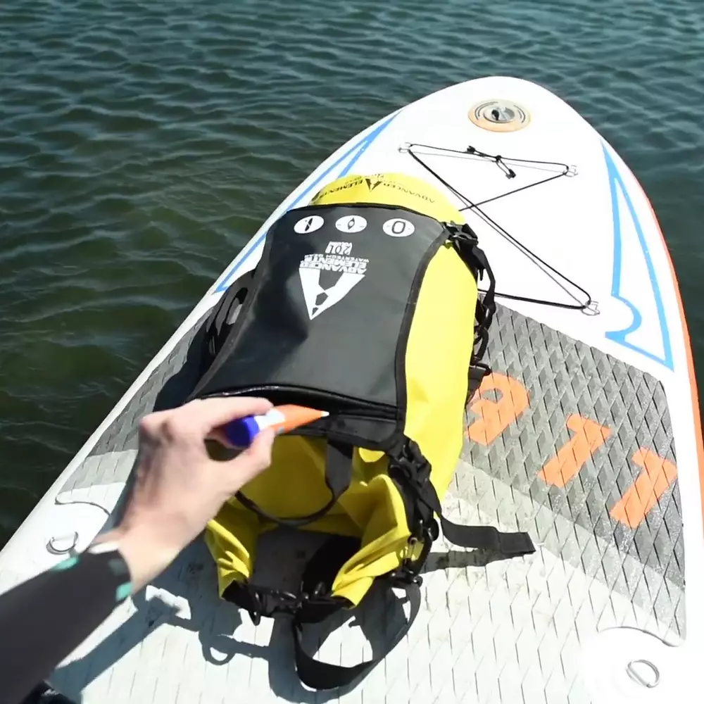 ADVANCED ELEMENTS - StashPak™ Rolltop Dry Bags - 40L - Yellow - AE3508 - LIFE STYLE 2