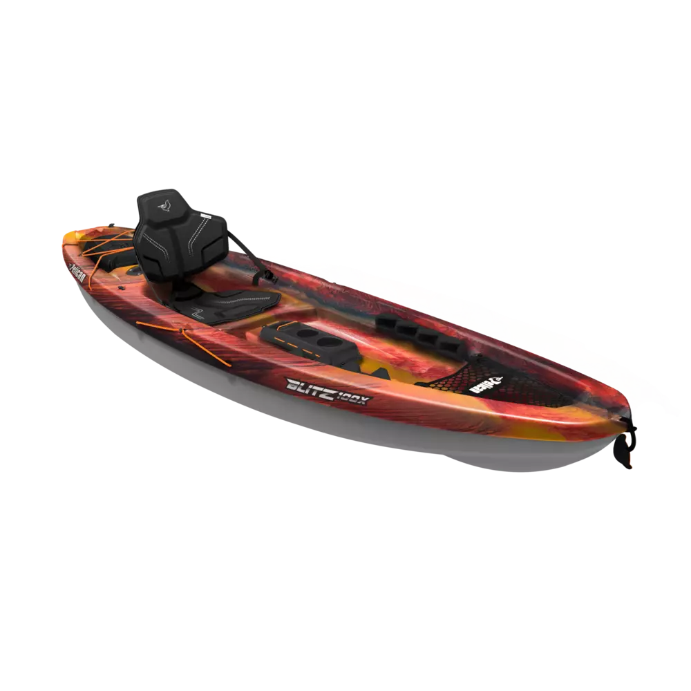 PELICAN - Blitz 100X EXO Fishing Kayak - Yellow - MBF10P400 - ISO