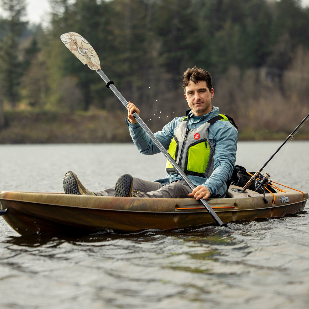 PELICAN - Motion 100X Angler Fishing Kayak - Grey - MBL10P305 - LIFE STYLE 2