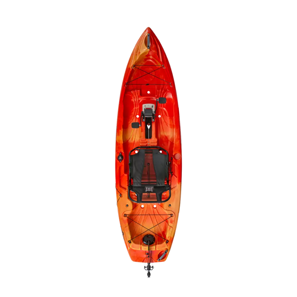 PERCEPTION - Crank 10.0 Recreational Kayak - Red - 9351805042 - TOP