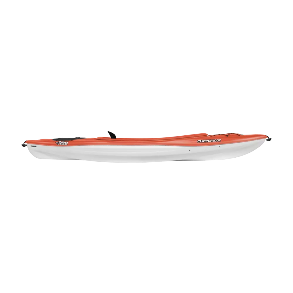 PELICAN - Clipper 100X Recreational Kayak - Orange - KXA10P101 - SIDE