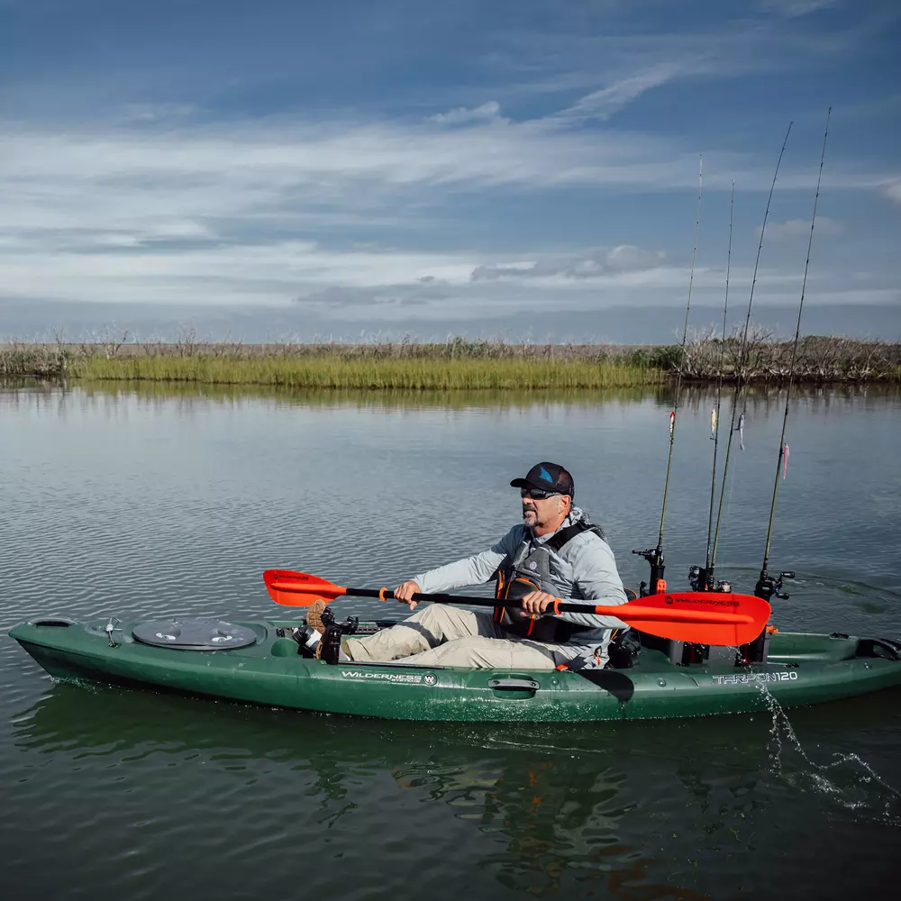 WILDERNESS SYSTEMS - Tarpon Glass Kayak Paddle 220-240 cm - Yellow - 8070239 - LIFE STYLE 1